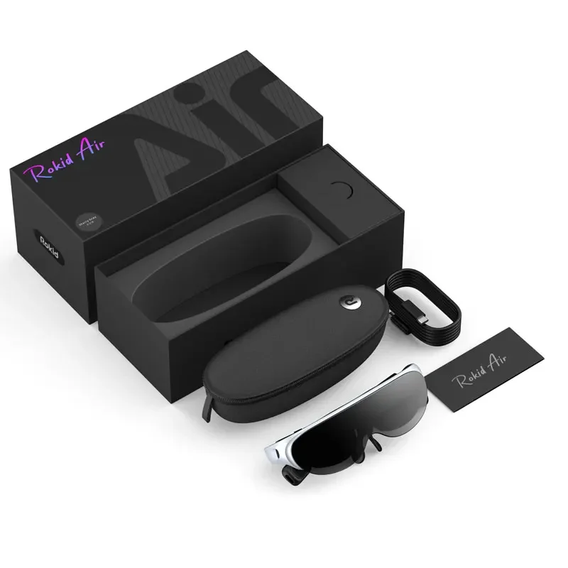 Rokid Air AR Glasses All In One Vr Headset Metaverse 4K Private Label Glasses 3D Vr Headset 4K