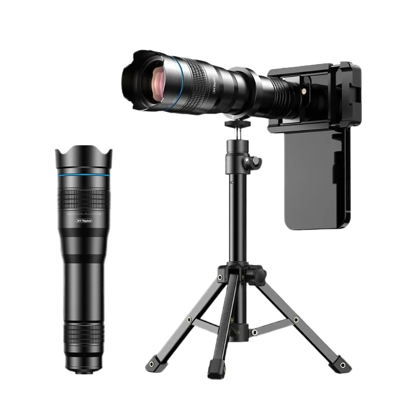 

APEXEL New 36X Powerful Telephoto Lens 4K HD Monocular Telescope With Tripod Universal Phone Clip Zoom Lenses For Smartphones