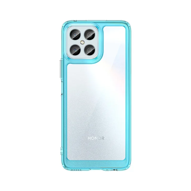 Funda para Honor X8 de silicona, transparente Honor X8 Carcasas Speck,  ultra delgado 0.012 in suave a prueba de golpes funda protectora para mujer