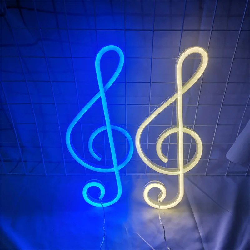 Description Picture 2 of itemLED Musical Note Neon Light Festival Atmosphere Decoration Neon Lamp Glowing For KTV Bar Party Bedroom Wall Decor Adult Gift