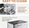 EBM8224MM Programmable 2 Lb. Bread Maker, PFAS free Ceramic Pan, Touch Screen Control Panel, 19-Functions, Gluten Free, White, W 6