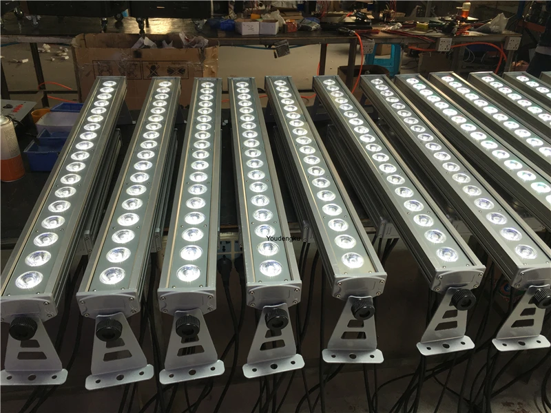6 pieces  individually control Waterproof 18x18w rgbwa uv dmx wall washer led ig