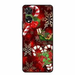 Coque arrière en silicone TPU doux et mignon sur le thème de Noël