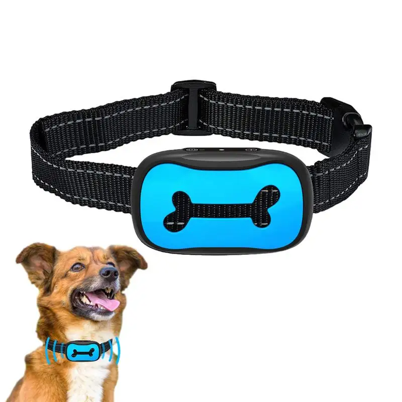 

Anti Barking Dog Collar Remote Control Ultrasonic Intelligent Collar With Adjustable Length Bark Stopper For Dog Training Travel