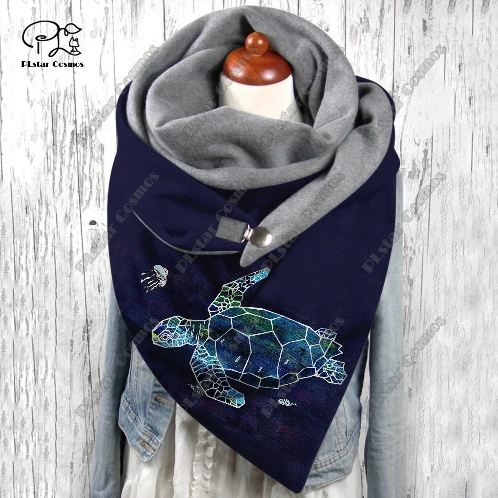 Рисунок 2 - Теплый шарф с 3D-принтом животных