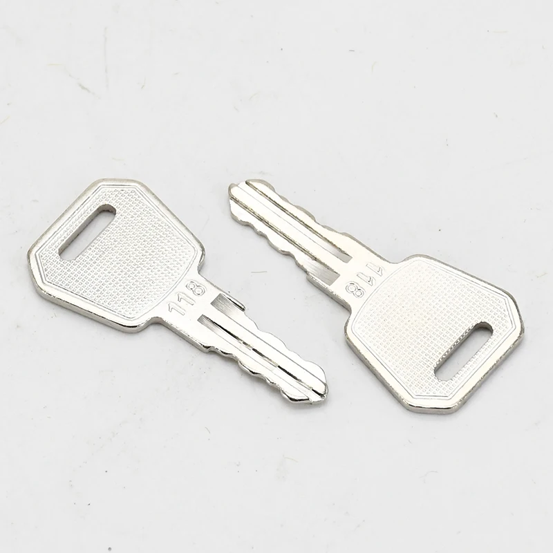 Key 2 Pcs 1115-500016-00 Marked 118 Compatible with Big Joe EP Equipment Electric Pallet Jacks E30 EZ30 EPT20-15ET EPT20-18EA