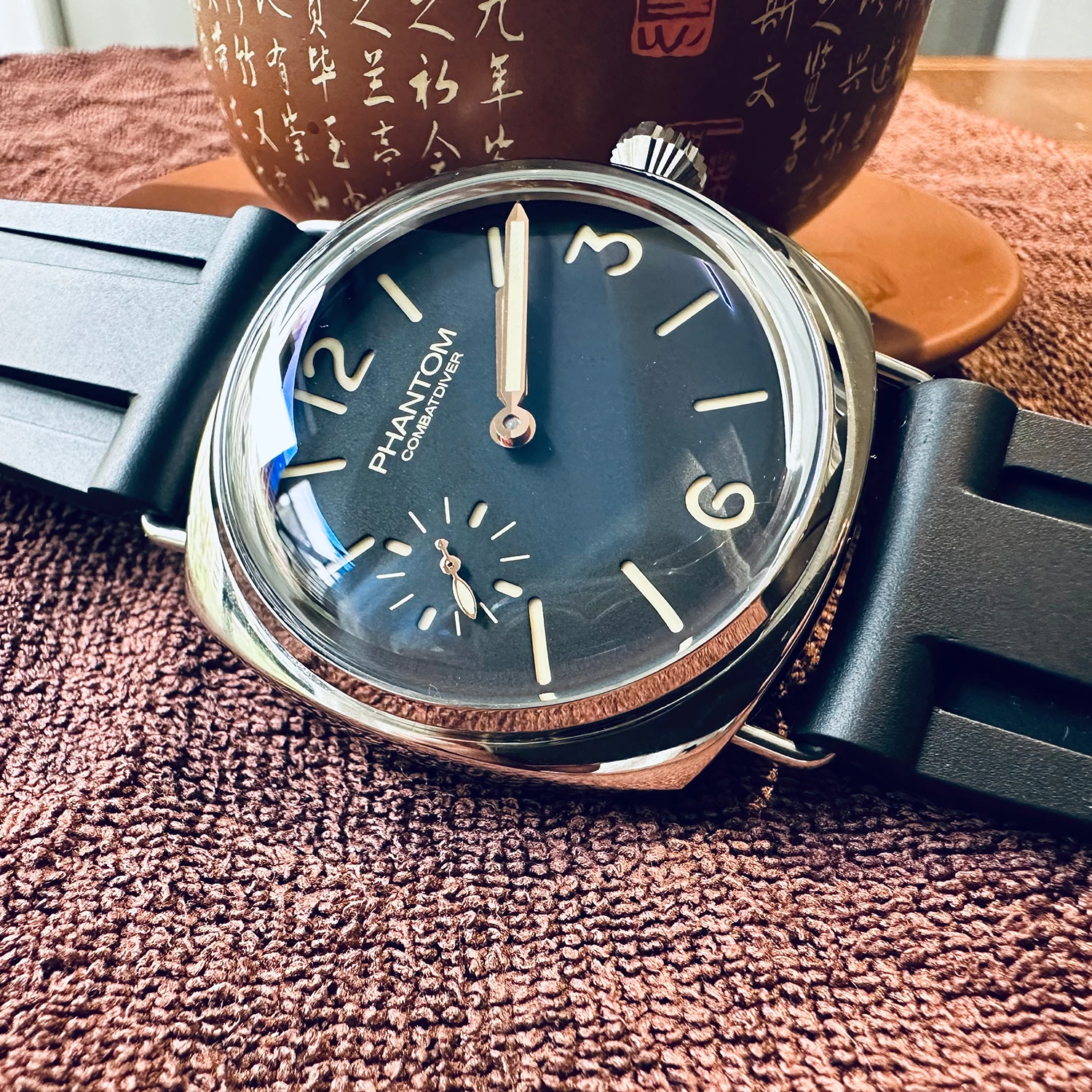 Manual Mechanical Replica Watch Man for Seagull ST3600 C9 Luminous Retro Navy Military Wristwatches Fro Man Dropshipping