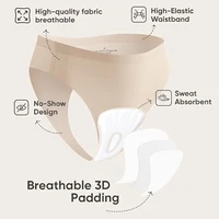Culotte Anti-camelette, 1/3 pièces, évite le correcteur des orteils de chameau, tongs sans couture, sous-vêtements d'entraînement de gymnastique pour Leggings 2
