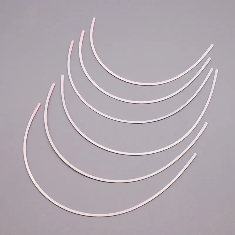 Set of 50 Pairs Womens White Shaping lacquer for DIY handmade Bra Accessories Underwire Replacement for Cup