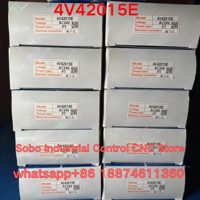 새로운 AirTAC 솔레노이드 밸브 4V42015E, AC24V