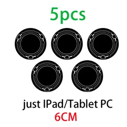 Enhanced Phone Ring Game Radiator Metal Plate Sticker - Universal Accessory for Tablets and Smartphones (6CM - 5pcs)
