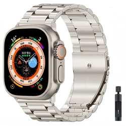 Premium Stainless Steel Metal Strap for Smartwatch - Elegant & Durable Wristband (Starlight and tool)