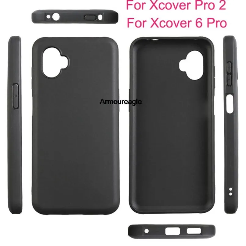 Custodia Morbida In Tpu Nero Opaco Per Samsung Galaxy Xcover Pro 2 Xcover 6 Pro Cover Posteriore Custodia Protettiva Coque Shield