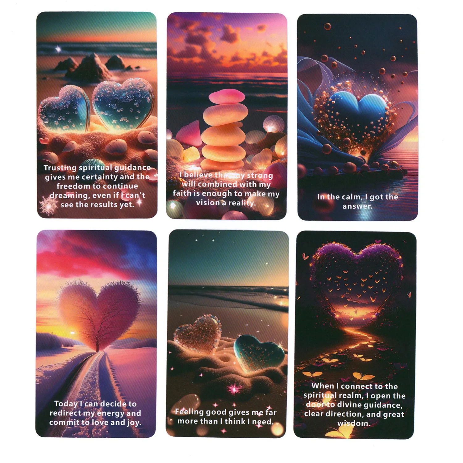 52PCS 12x7cm English Oracle Tarot Cards About Faith and Subconscious Divination Spiritual Encouragement Rune Board Game
