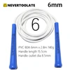 TPU MIX PVC MATERIAL ALLOY ROPE 140 gram 6 mm diameter  skip rope 15.5cm middle-long handle NEVERTOOLATE GOOD QUALITY 2