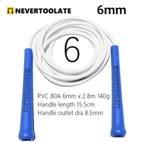 TPU MIX PVC MATERIAL ALLOY ROPE 140 gram 6 mm diameter  skip rope 15.5cm middle-long handle NEVERTOOLATE GOOD QUALITY 2