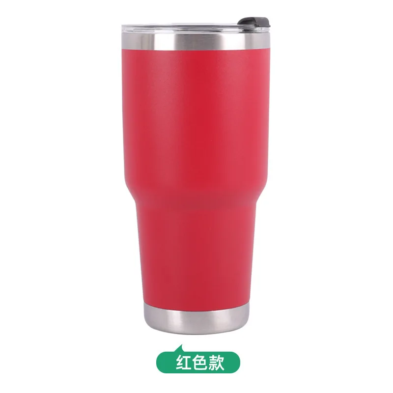 Home Cooler Thermos Stainless Steel Painted Double Wall 30oz Tea Coffee Vacuum Flask
