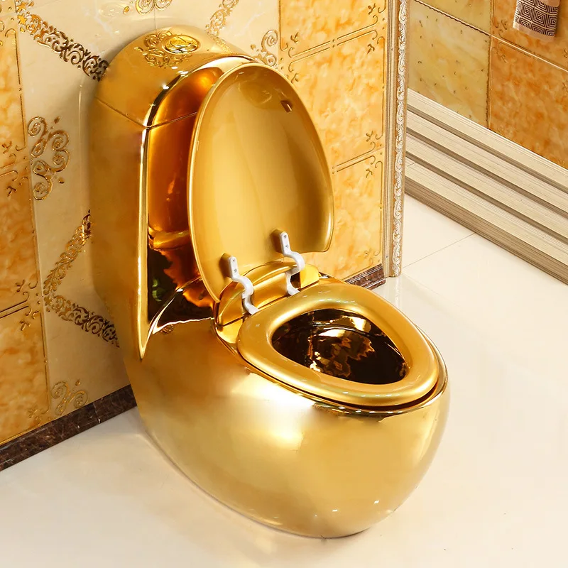 

Toilet egg mute golden European adult super swirl see description color toilet seat creative row wall row