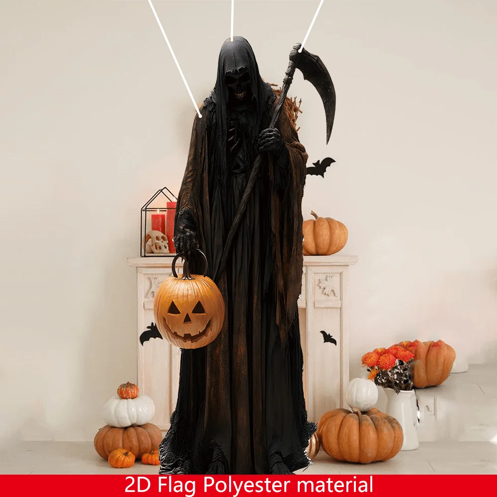Evil Pumpkin Man Hanging 5