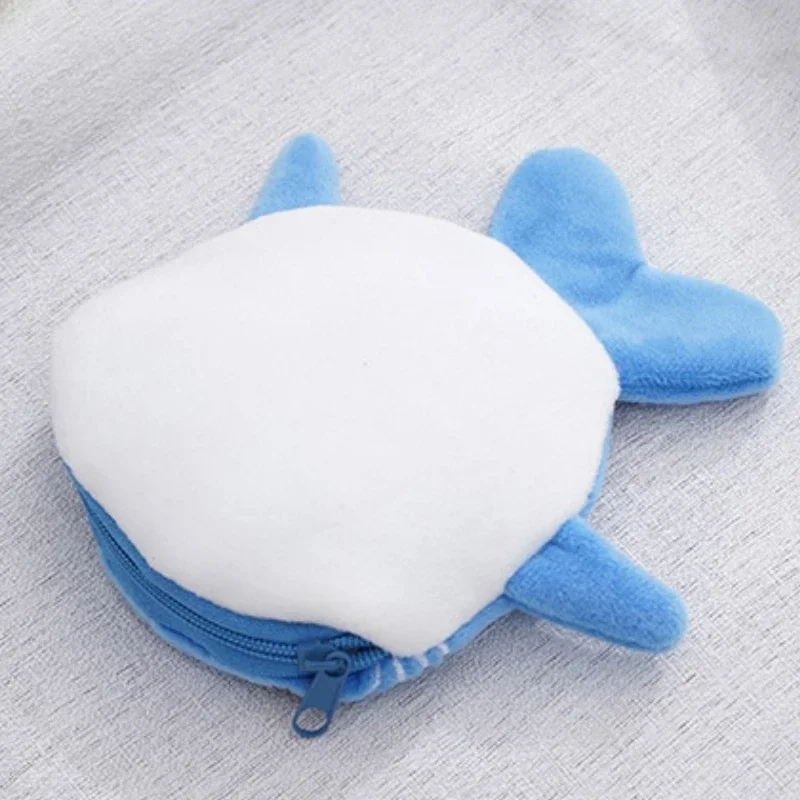 Cartoon Plush Coin Purse Wallet Whale Shark Portable Key Earphones Organizer Bag Zipper Bag Children's Gifts Kawaii Toys Plush Coin Purse Plush Toys