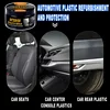 Xmsj-Car Plastic Scratch Repair Paste, Black Plastic Renovation Coating Paste, Recovery Plastic Gloss 3