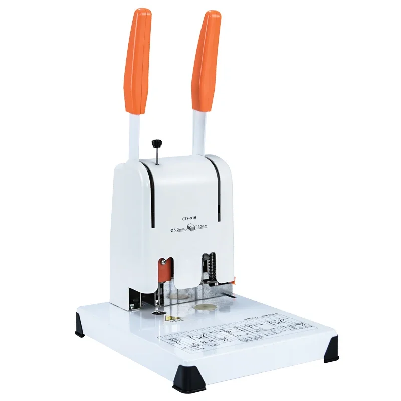 

CD-310 File Hot Melt Glue Machine Manual Riveting Pipe Punching Machine Plastic Pipe Punching Machine