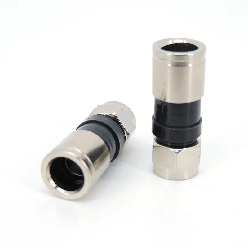 

5/10 Pcs RG6 F Type Compression 2.7cm Snap Seal Plug Connector For Sky Satellite Virgin Cable W1