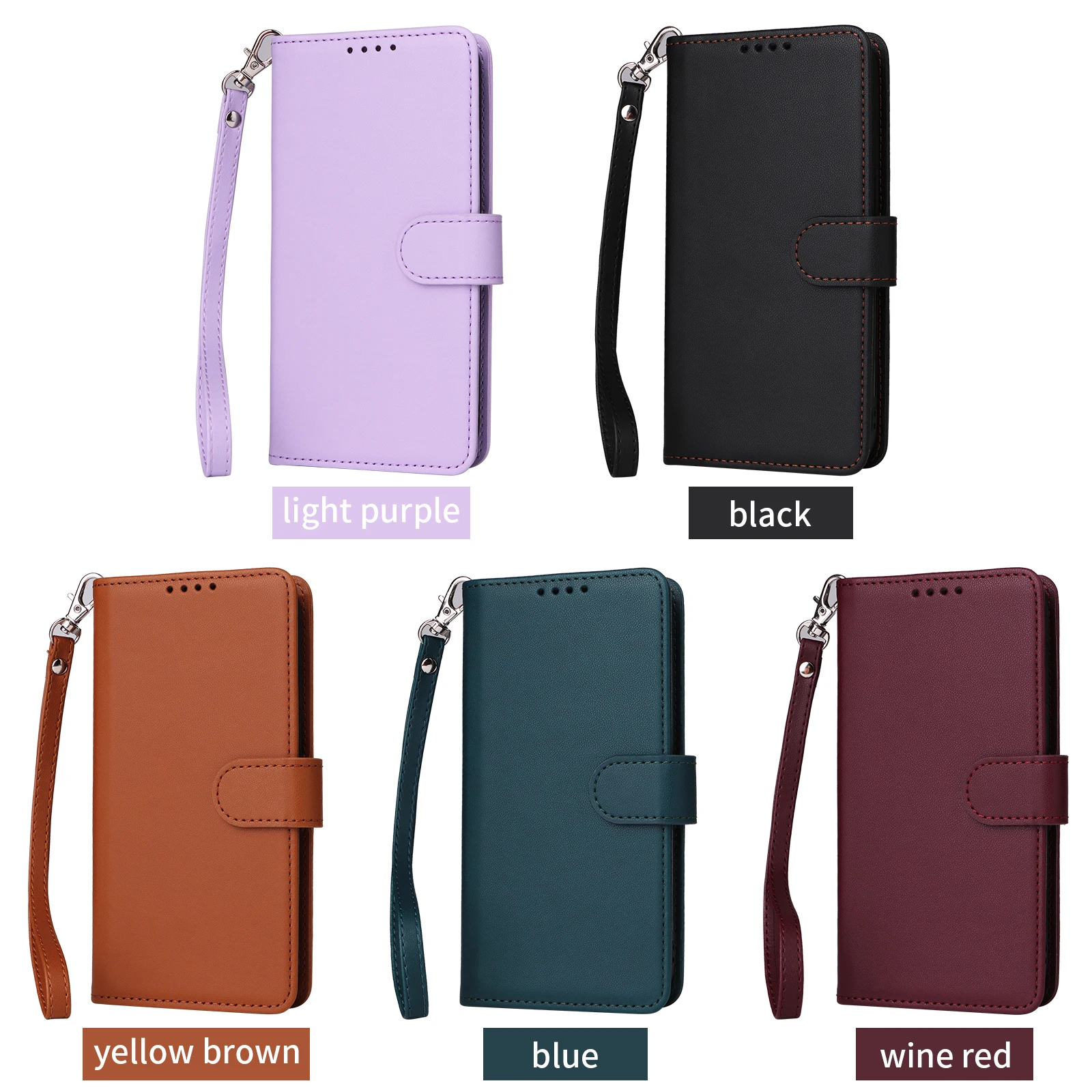 BETOPNICE 2-in-1 Detachable Magnetic Flip Leather Case with Magnet Clasp