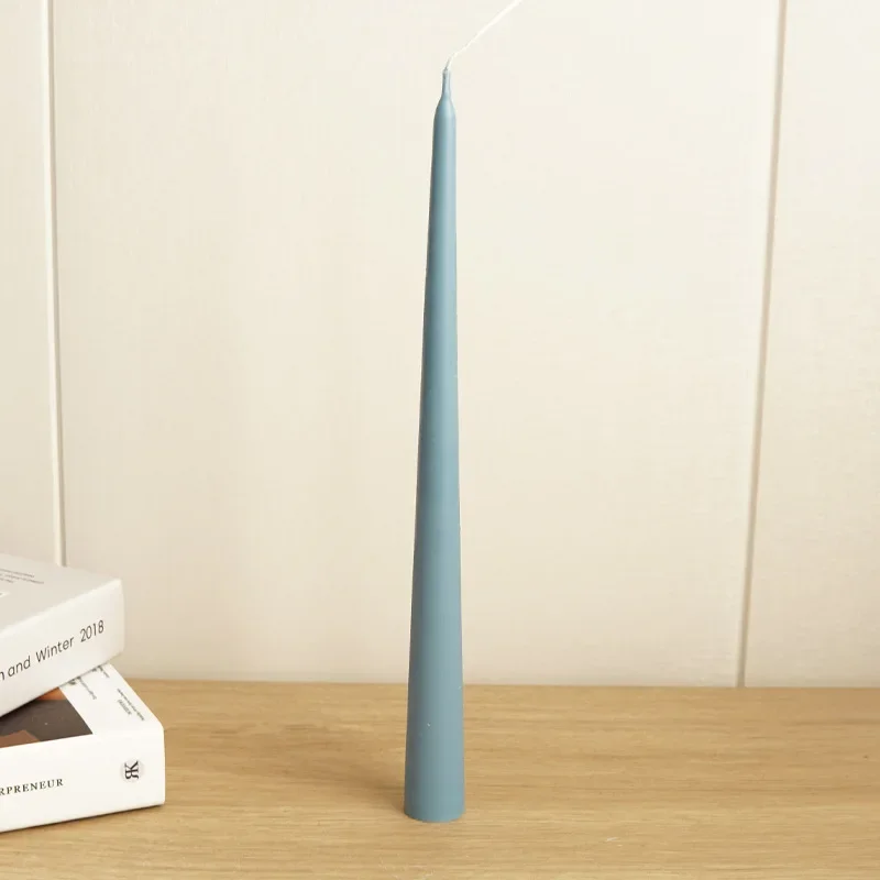 뾰족한 긴 극 아로마 테라피 양초 금형 가정용 양초 만들기 용품 DIY 아크릴 플라스틱 금형 키트 홈 인테리어 선물