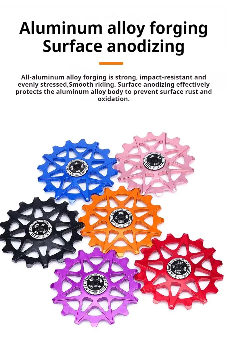Fahrrad Hinten Jockey Pulley Keramik Lager Schaltwerk Jockey Rad Ultraleicht MTB Road Fahrrad Schaltwerk Guide Rad Zubehör – Detail 9
