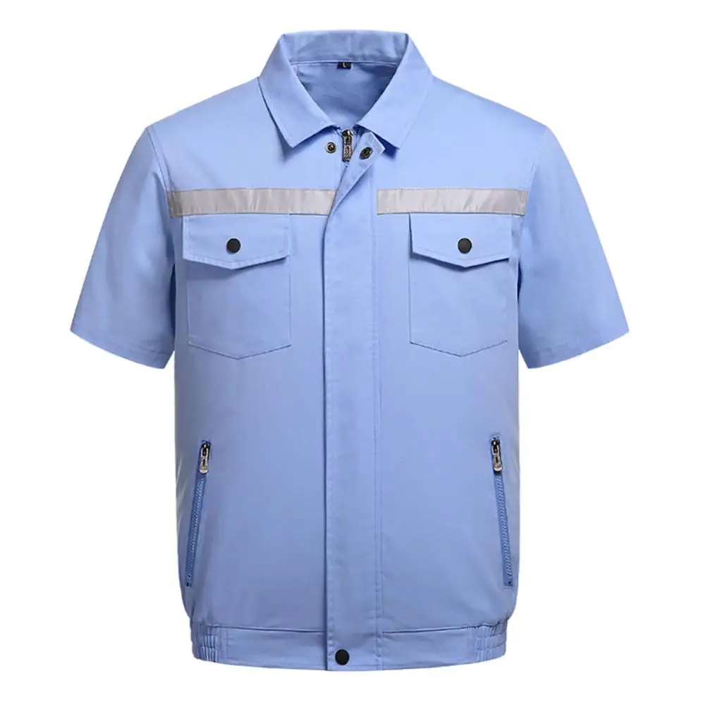 Men's Summer Vest Fan Air-conditioning Clothing UBS Charging Cooling Short-sleeved Jacket Work Shirt Outdoor Fishing Clothing 4