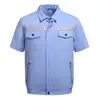 Men's Summer Vest Fan Air-conditioning Clothing UBS Charging Cooling Short-sleeved Jacket Work Shirt Outdoor Fishing Clothing 4