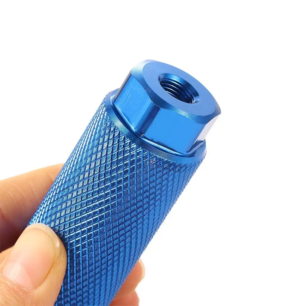 NETSENG Aluminum Alloy Axle Peg - Rear Axle Peg Bicycle Bike Aluminum Alloy Pegs BMX Pegs(Blue