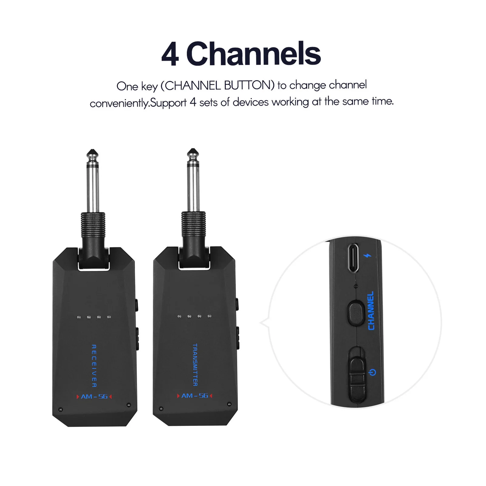 AM-5G Wireless Guitar System 4