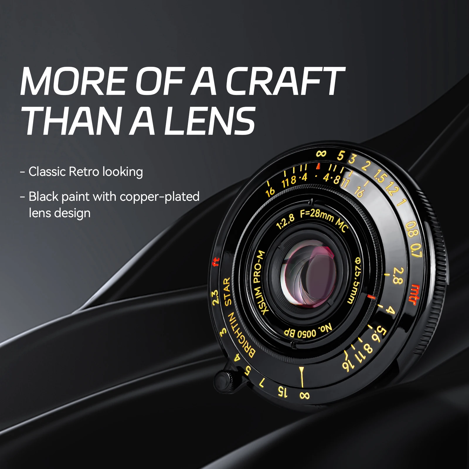 Brightin Star 28mm F2.8 フルフレーム固定焦点マニュアルフォーカス