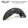 For Harley Davidson Touring Models Carbon Fiber Front Mudguard 2009 Motorcycle Real Carbon Fiber Parts 3K 2X2 Twill