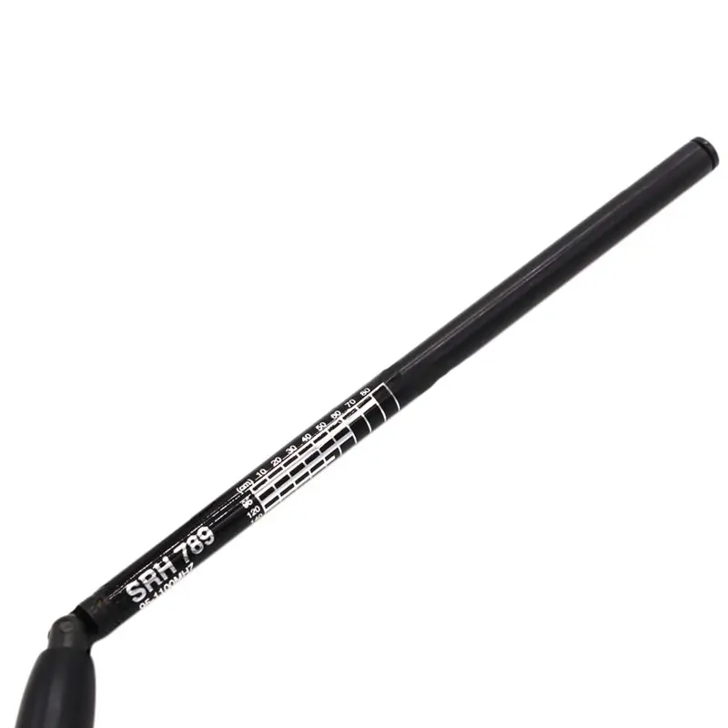B63B-10X SRH789 SMA 남성형 95-1100Mhz 접이식 텔레스코픽 안테나