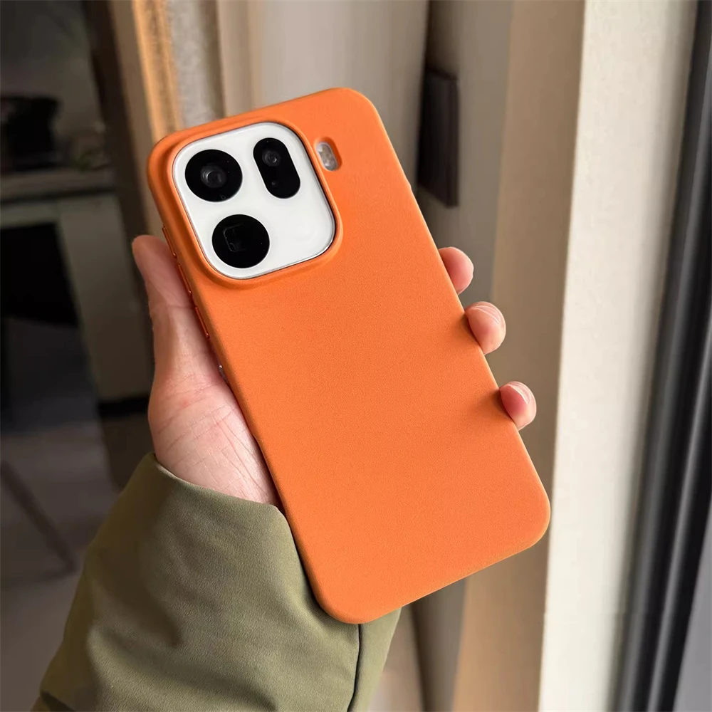 Luxury Matte Rock Sand Texture Shockproof Case with Magnetic Wireless Charging Capability