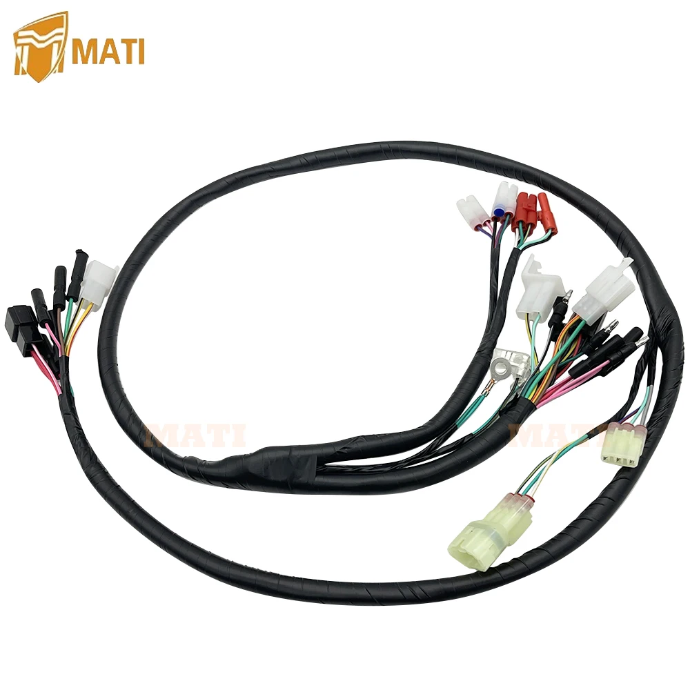 Wire Wiring Harness Main Electrical Harness for Honda FourTrax 300 2x4/4x4 TRX300 TRX300FW 1994-1997 32100-HM5-670 motorcycle ignition key switch electric door lock for honda fourtrax 300 trx300fw 4x4 trx300 trx 300 2x4 1990 2000 35191 hc4 670