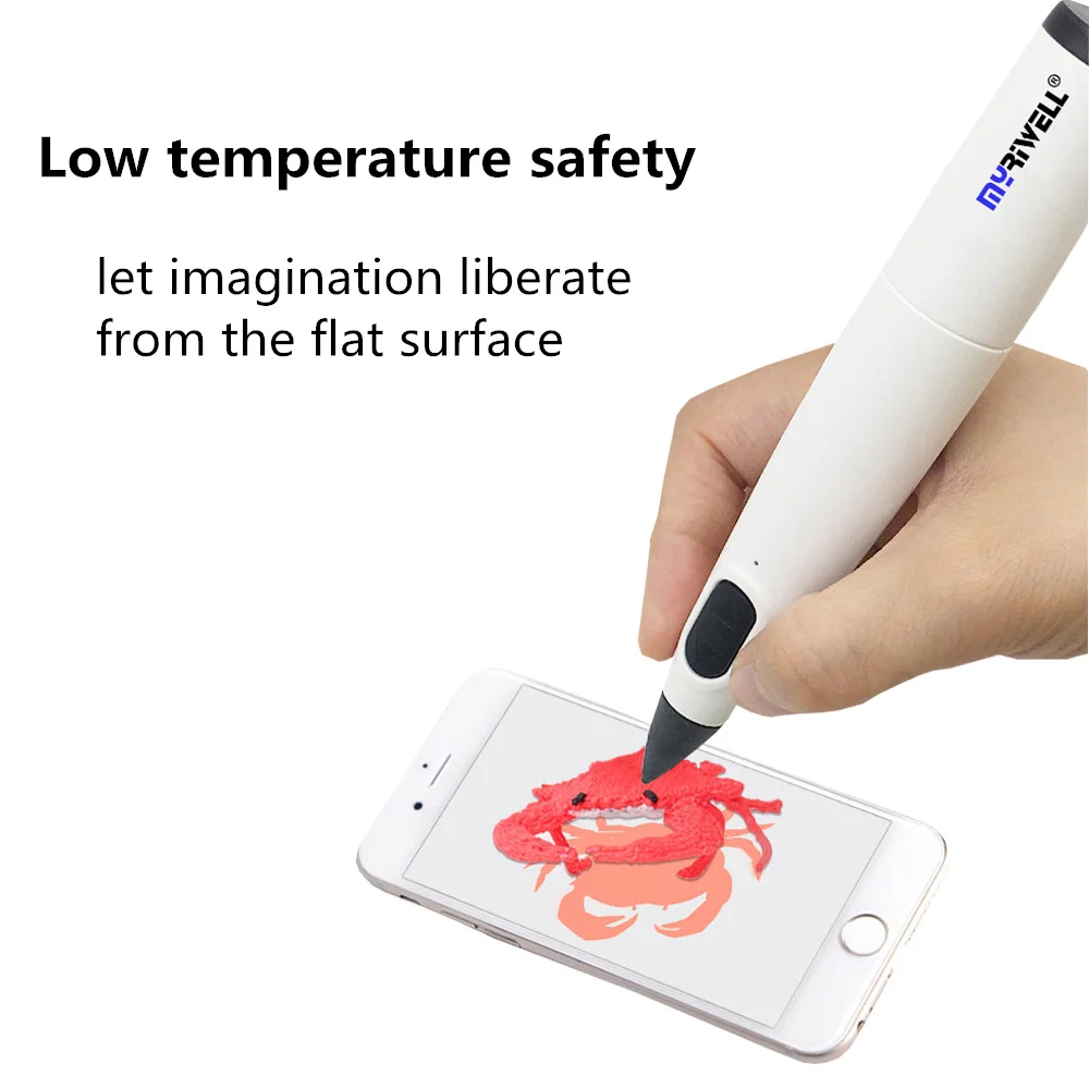 New 3D Pen Set With 150M PCL Filament Low Temperature Safe 3D Pens for Kids Student Best Birthday Chrismas Creative Gift