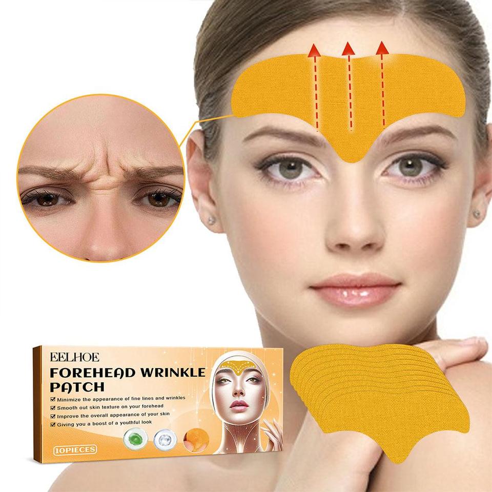 Collagen Face Patches for Wrinkle Centella Asiatica Smooth Crow’s Feet Smile Line Firming Forehead Eyes Nasolabial Folds Patches