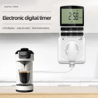 Minuteur numérique électronique programmable UE, prise de minuterie électronique, prise UE, contrôle du temps des appareils de cuisine, jour/heure 1