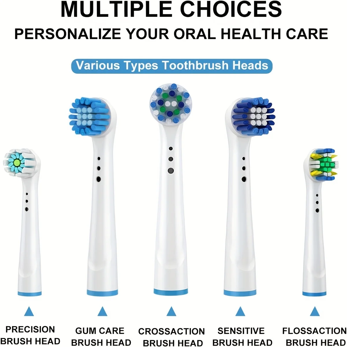 10Pcs Replacement Toothbrush Heads Compatible with Oral-B Braun Professional Electric Toothbrush Heads Brush Heads - Image 4