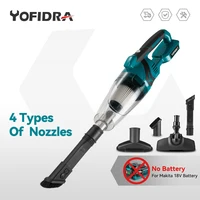 Yofidra 1500W Cordless Handheld Electric Vacuum Cleaner Rechargeable Cleaning Tool for Home Car Pet Hair for Makita 18V Battery 1