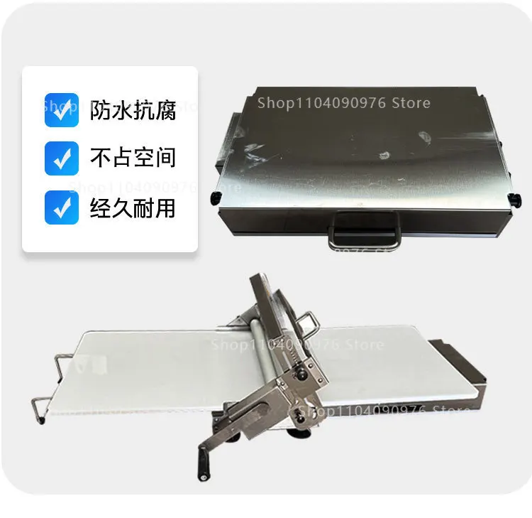 Manual Puff Pastry Machine Hand Cranked Dough Roller Croissant Pastry Sheet Make