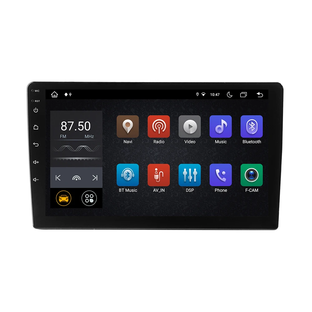 

9" Android 13 Car Multimedia Player 8 Core 8+256G MT8667 For Frame Universal Machine Car Audio Stereo Carplay Radio IPS 1024*600