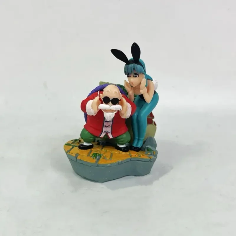 thumbnail image 1 of Figura de Anime Dragon Ball Z de 15 cm, Son Goku, Bulma, Maestro Roshi, figuras de acción, figura de conejita, modelo de colección de PVC, juguetes, 1 of 5