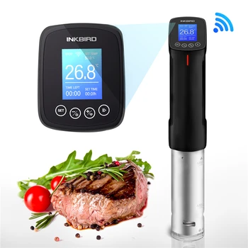 INKBIRD ISV-100W 와이파이 수비디 쿠커, LCD 터치 침수 순환기, 정확한 요리 진공 쿠커, 디지털 디스플레이