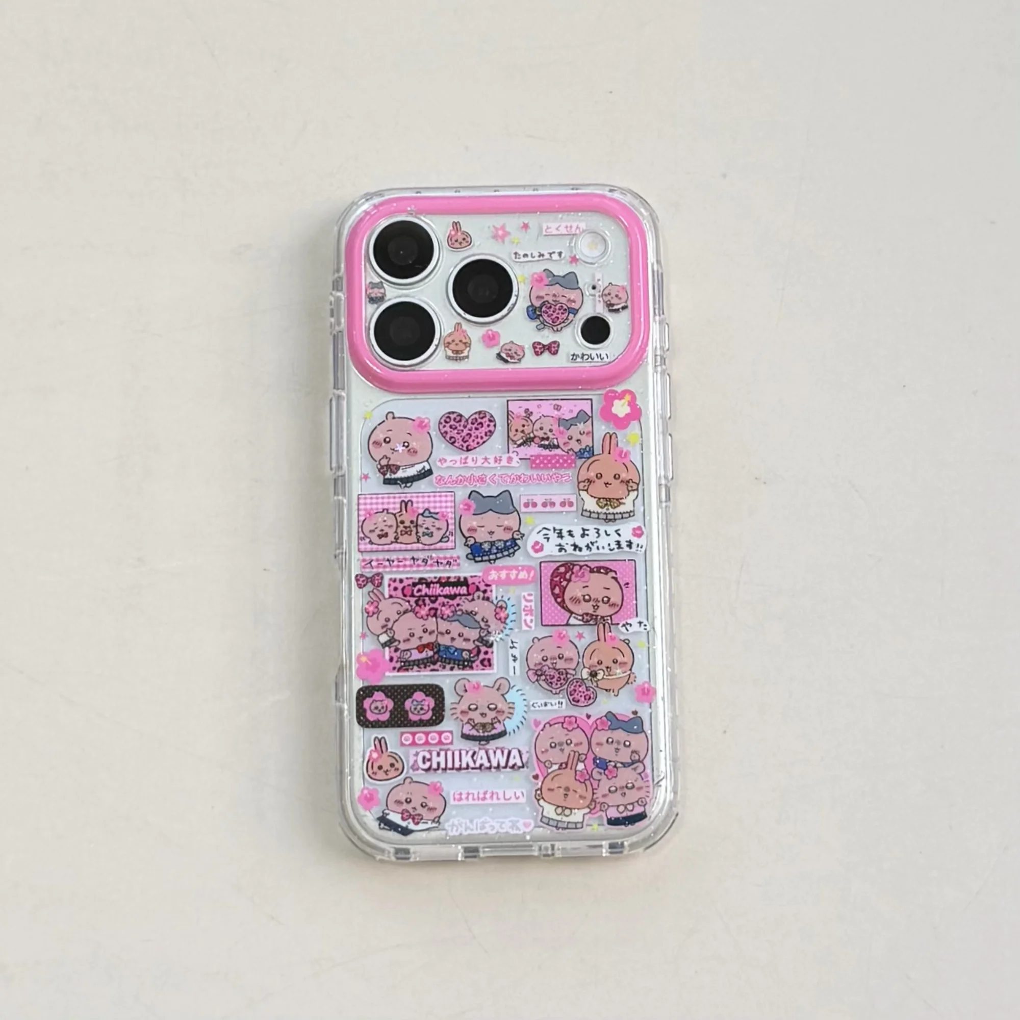 Adorable Cartoon Chiikawa Hachiware Usagi Shockproof Phone Case - Hard Cover Protection