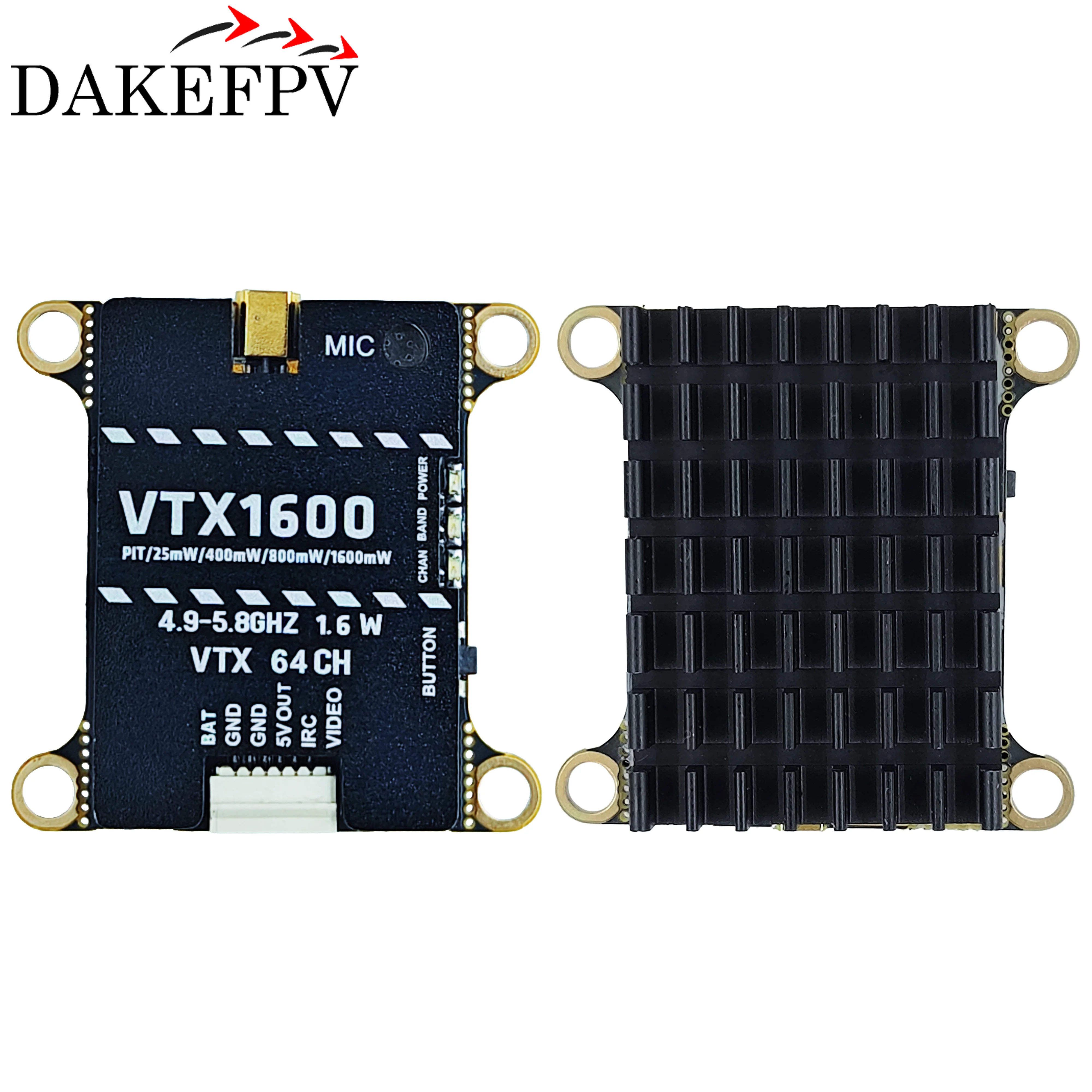 Drone FPV Micro Puissant 2.5W VTX en vol, caméra HD 720p capturant l'action